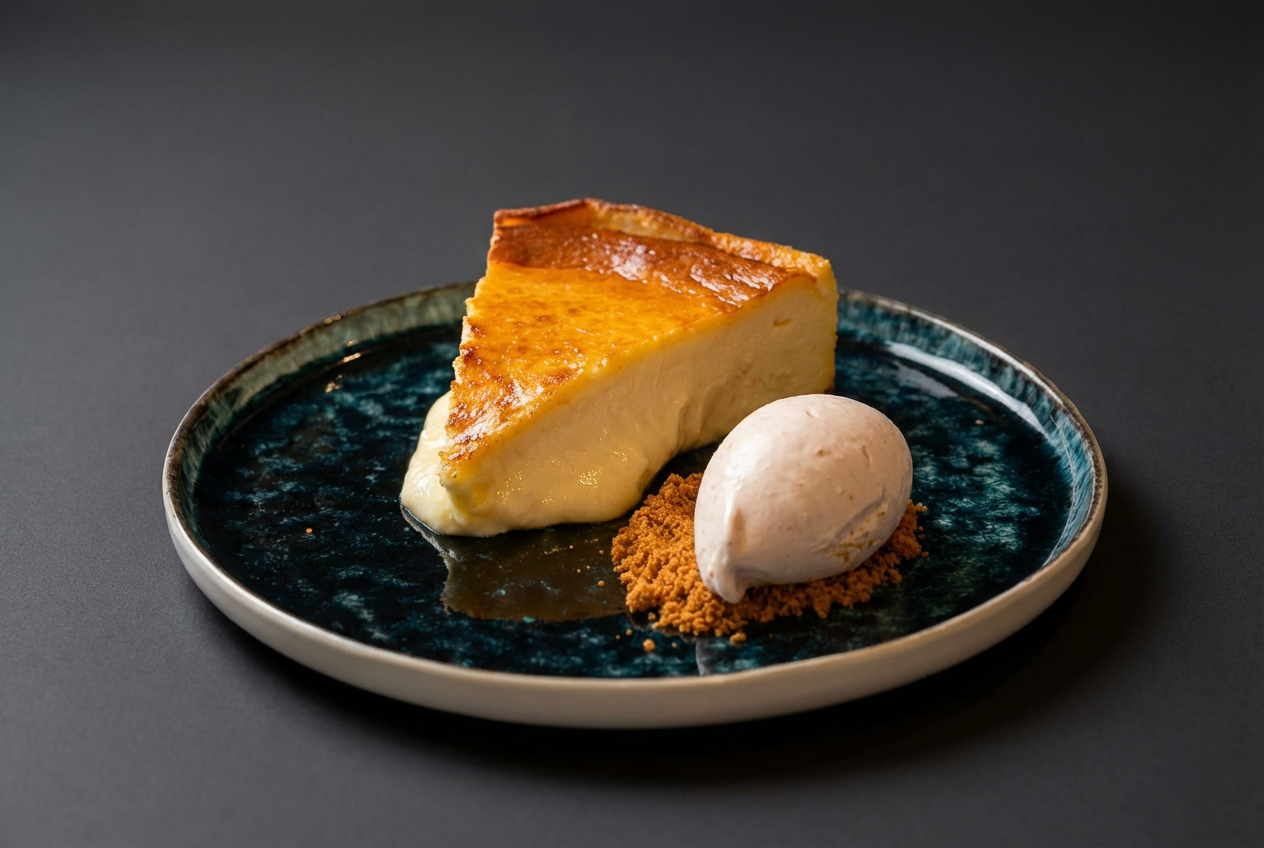 Tarta de queso manchego